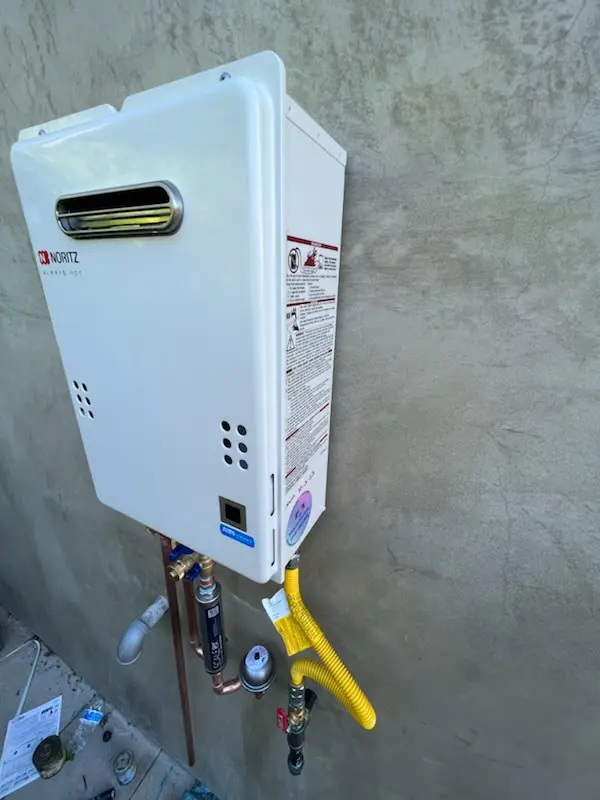 Tankless water heater installation for Summit View Lakes homes