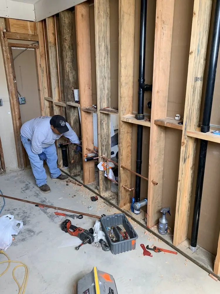 Commercial rough-in plumbing for Water Heater Replacement in Summit View Lakes